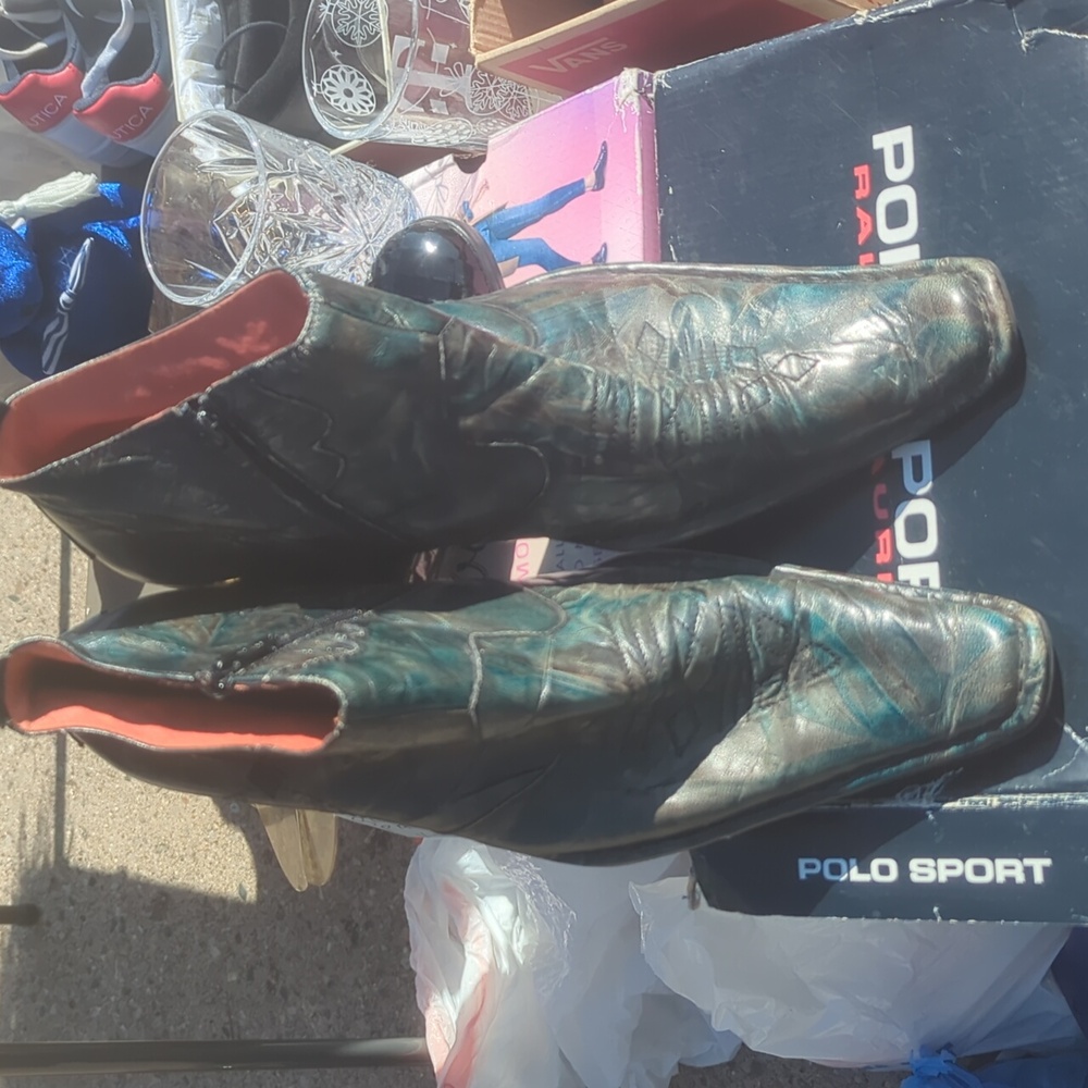 Men's Black Leather Boots